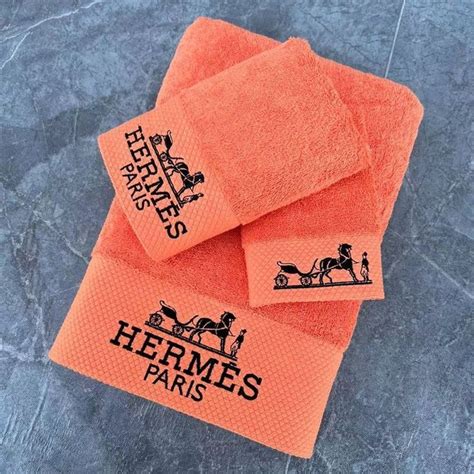 hermes bath towels|hermes bathroom amenities.